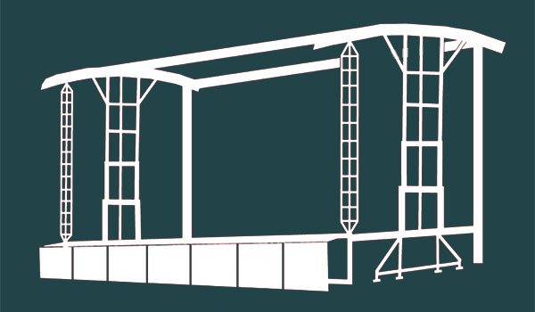 Smartstage 120 Bühne zu vermieten von Stagepoint